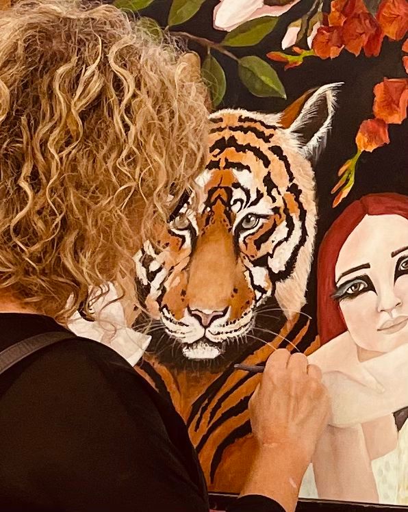 Hayley Hamilton painting Hayley Hamilton painting